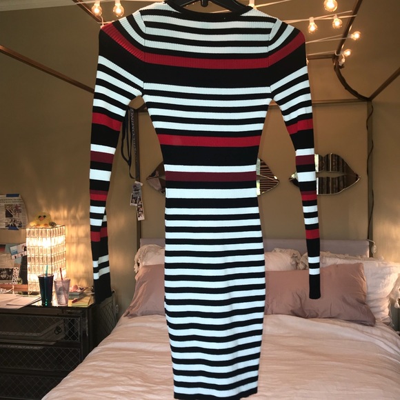 Windsor brand stripped sweater dress - Picture 4 of 7
